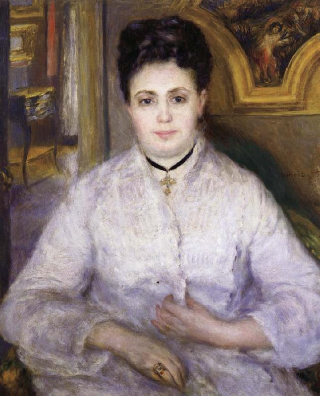 Pierre Renoir Madame Victor Chocquet oil painting image